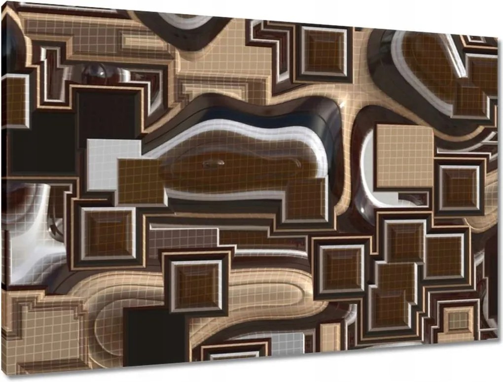 Vászonkép 90x60 Csokoládé absztrakt