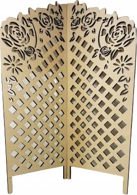 Dekorációs Paraván Rétegelt Lemez 130X95 cm