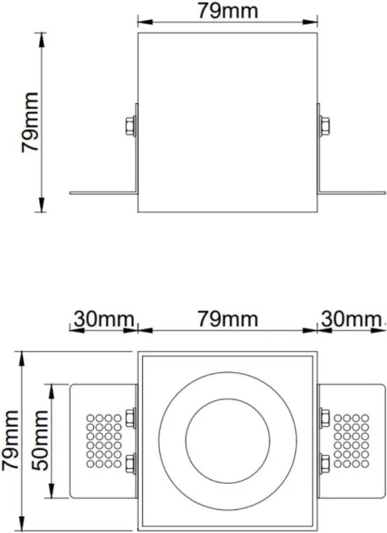 Orlicki Design SOTTO OR84757 Beépíthető spotlámpa 1x8W/Gu10