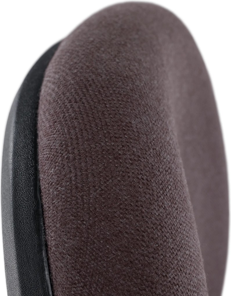 Magasított munkaszék, barna/fekete, TAMBER