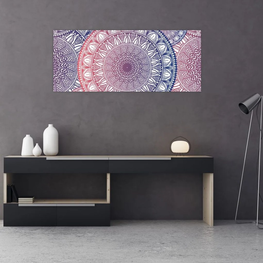 Mandala kép (120x50 cm)