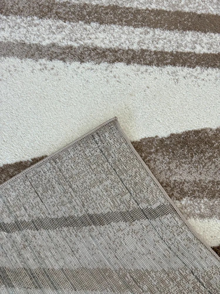 Nora 6038 bézs modern szőnyeg 60x110 cm