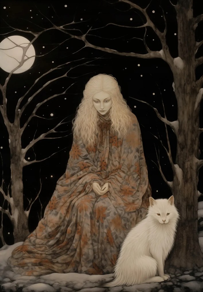 Poszter 68x98cm Erdei őrző