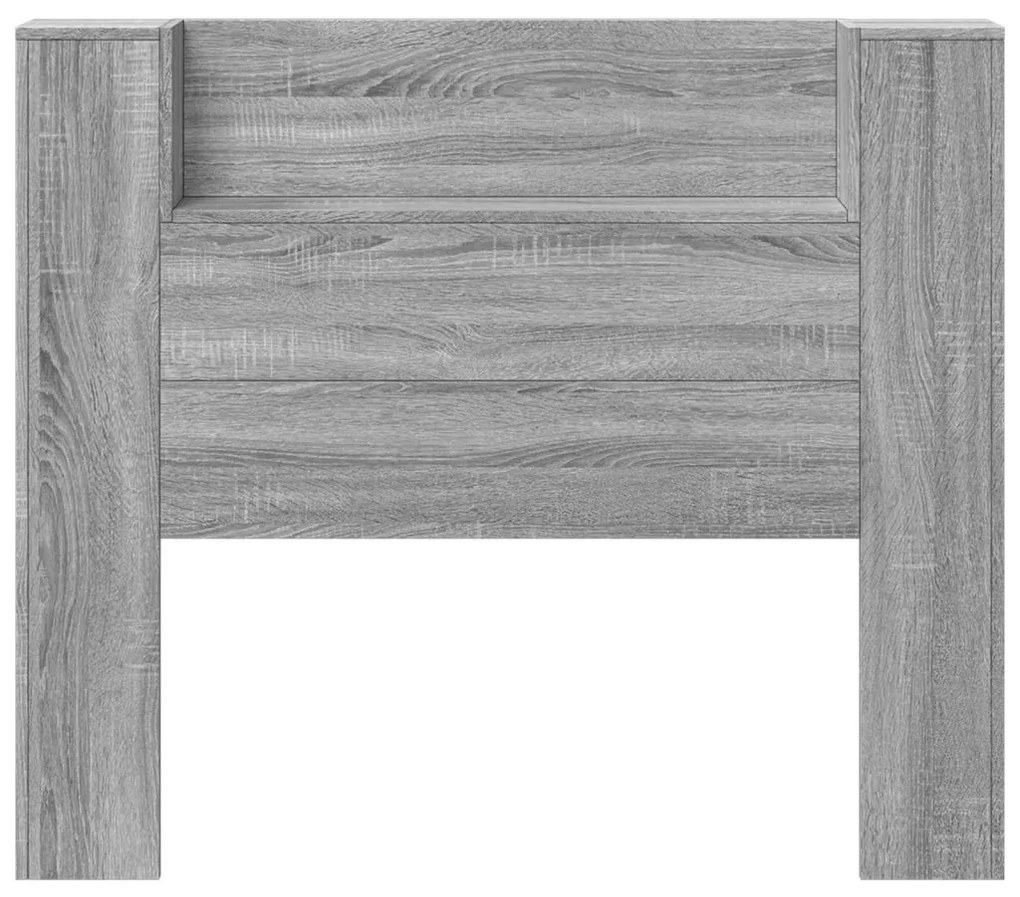 Fejtámla polcokkal Szürke Sonoma 120 x 16,5 x 103,5 cm Faanyag