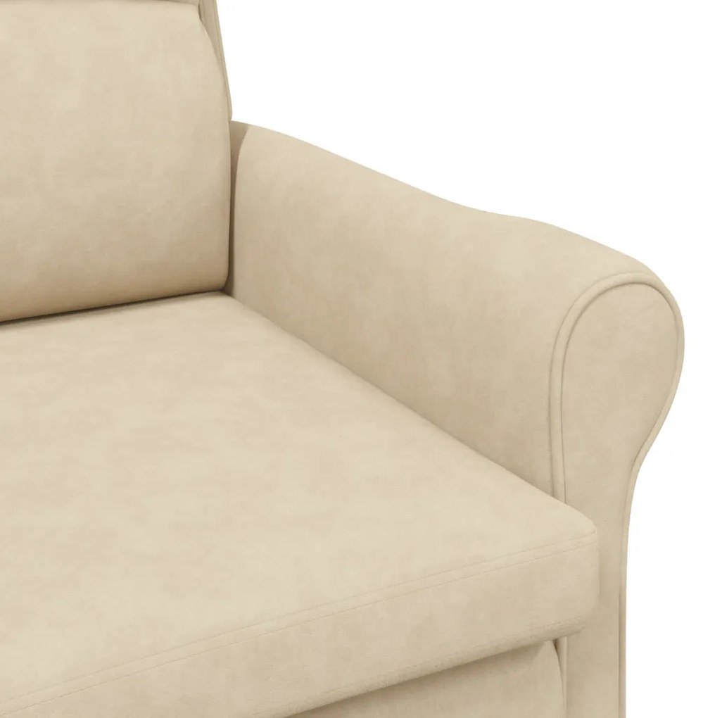 Krém Karosszék Krém Szövet és Fa Standard Ergonomikus