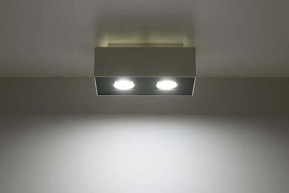 SOLLUX SL-0067 MONO Kocka Mennyezeti Lámpa Fehér, Fekete GU10 IP20