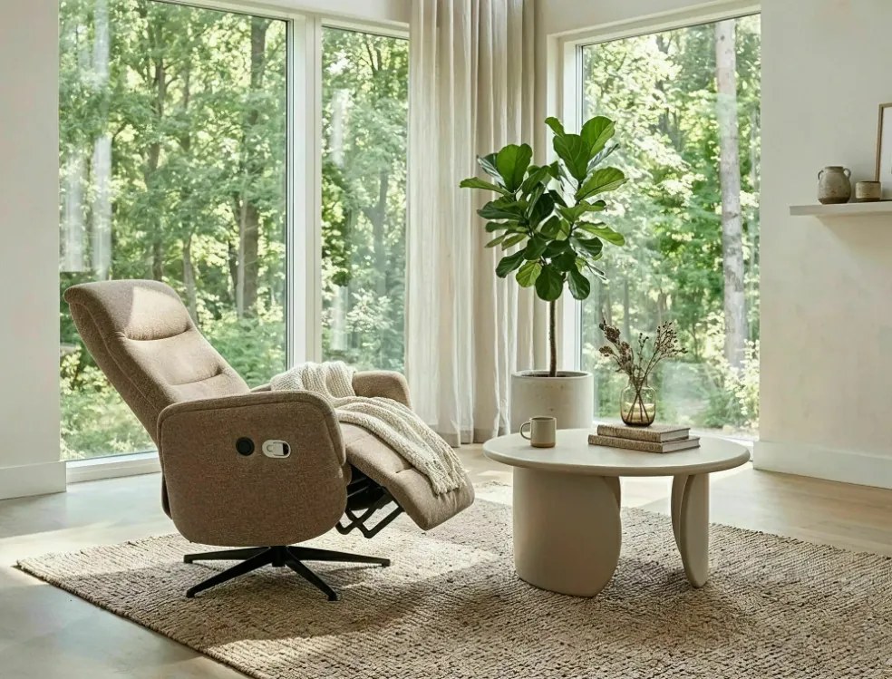 Noemi dohányzóasztal sötétbézs