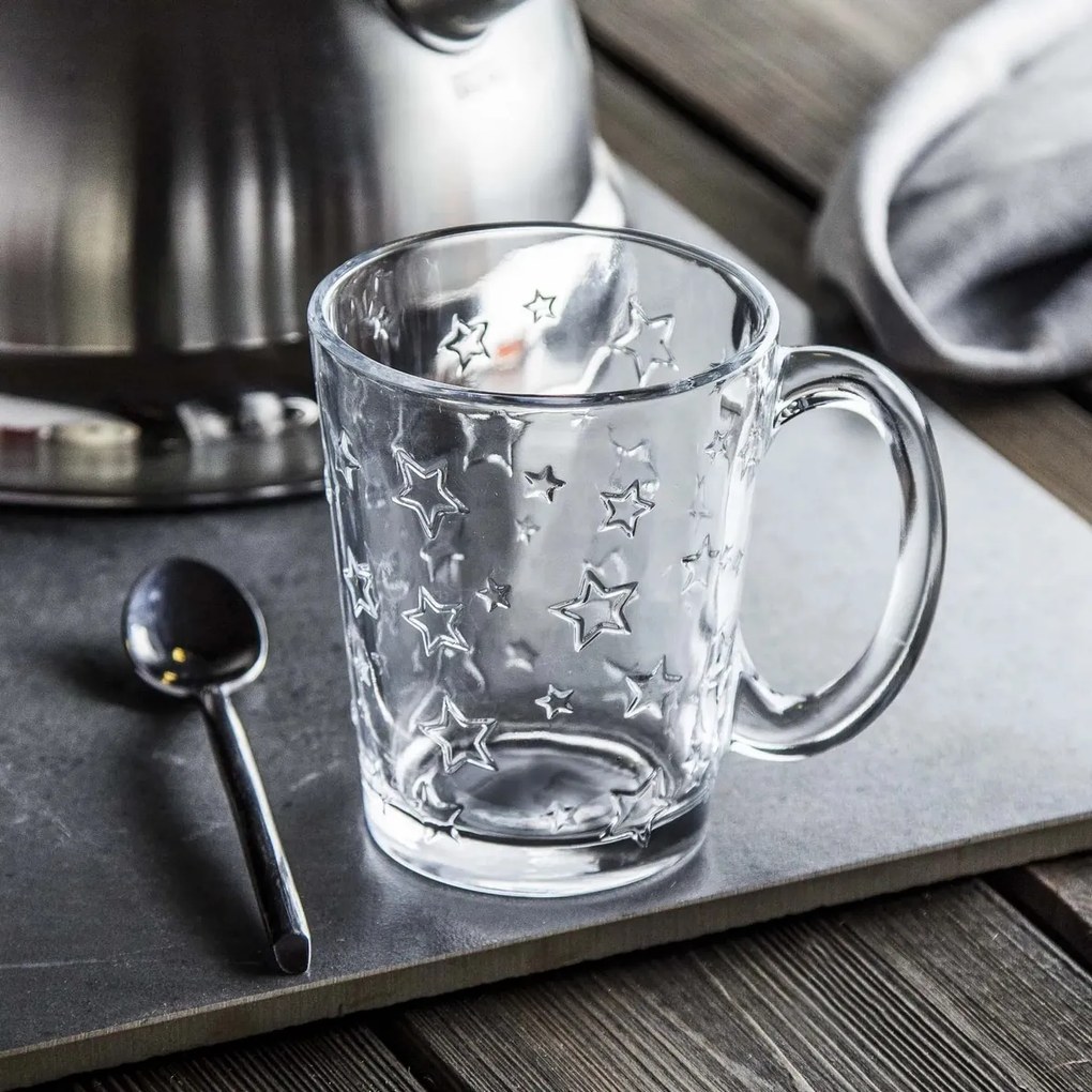 Altom 6 db Star üvegbögre szett 300 ml