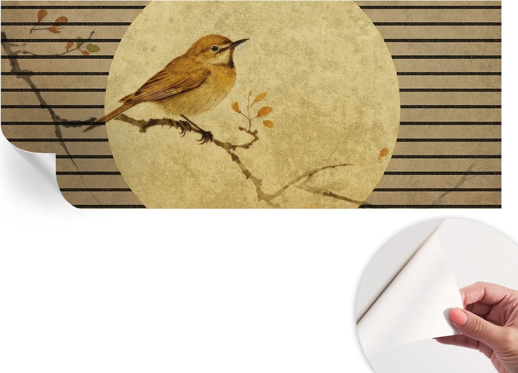 Öntapadós Dekoratív Fotótapéta Hálószobába Madár harmónia 250x104 cm