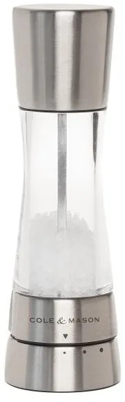 Cole&Mason - DERWENT só- és borsőrlő szett, 2 db, 19 cm, fényes króm