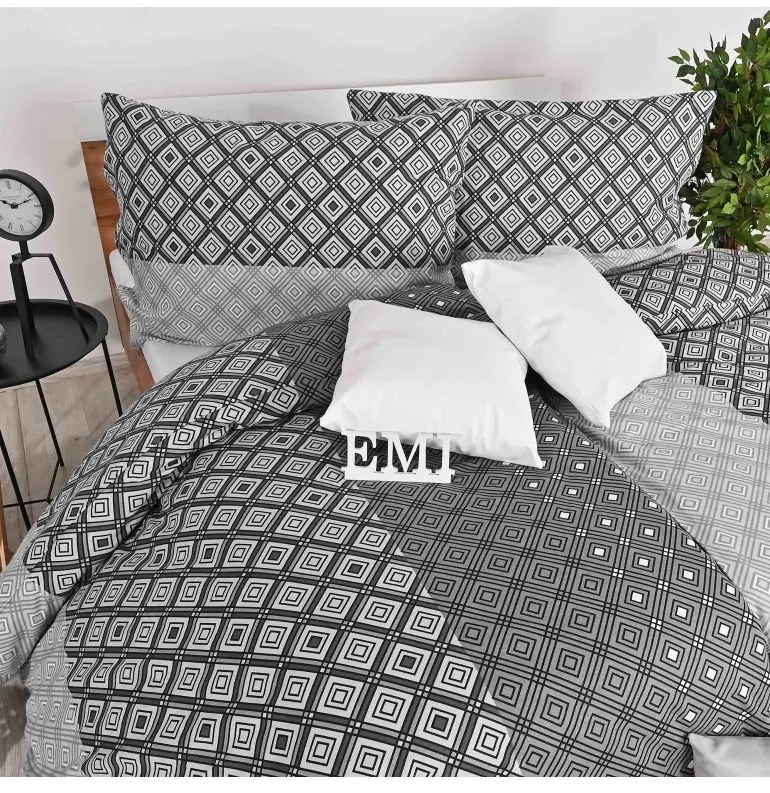 EMI Rainer flanel ágyneműhuzat, A standard egyszemélyes ágy szett tartalma: 1x 140x200 + 1x 70x90