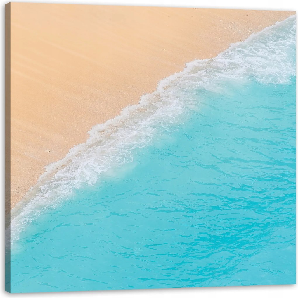 Vászonkép Tengerpart Nyugodt Víz Nap 60X60 cm Ideális ajándék