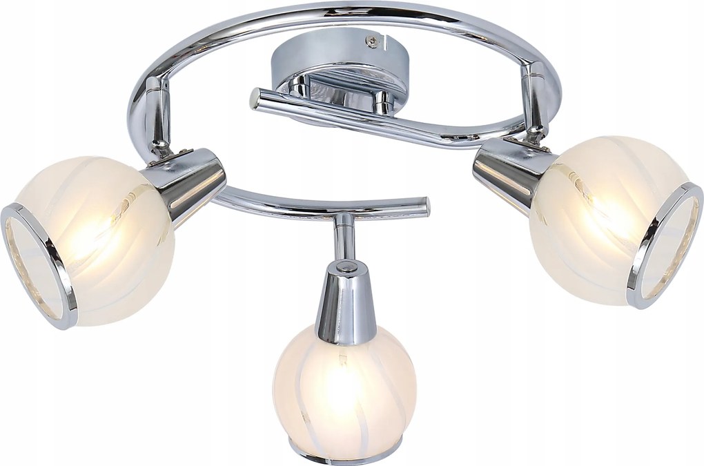 Mennyezeti spotlámpa kerek Reality króm megan 831033-06