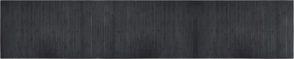 vidaXL négyszögletű szürke bambusz szőnyeg 60 x 300 cm