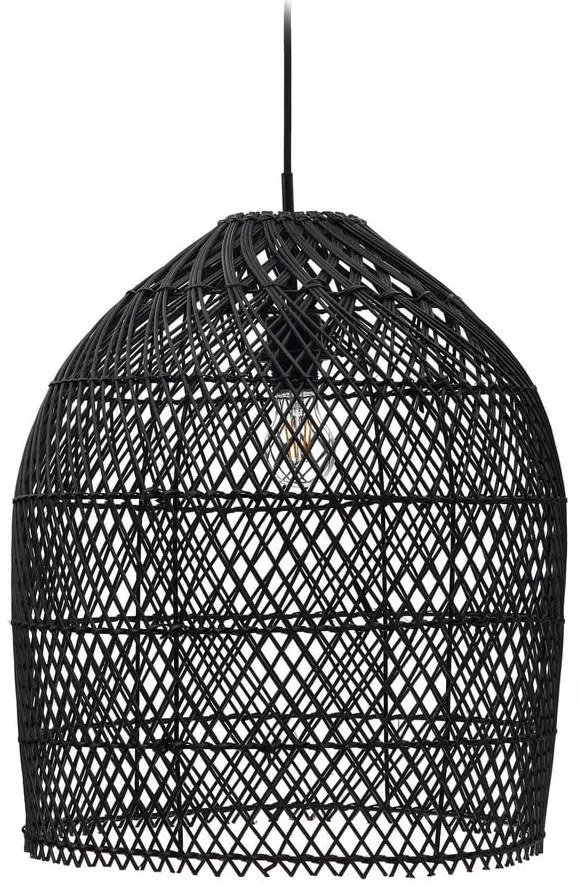 Fekete lámpabúra ø 44 cm Domitila – Kave Home