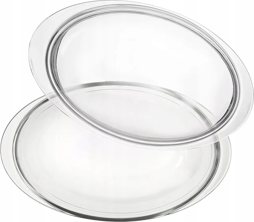 Hőálló üveg edény fedővel 33x20x13 cm, 3 l