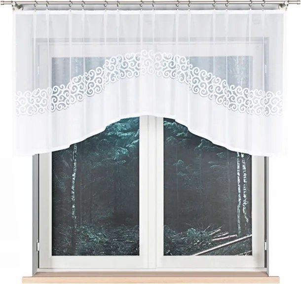 Kész függönyök a konyhába fürdőszoba jacquard függöny rövid 250x90 cm Daniela