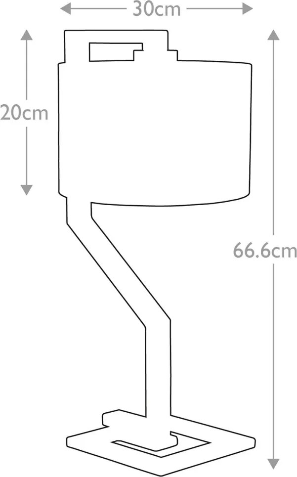 Elstead Lighting AXIOS AXIOS-TL-GREY Asztali lámpa 1x60W/E27