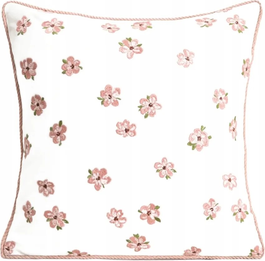 Florecita párnahuzat hímzett apró virágokkal 45x45cm Homla