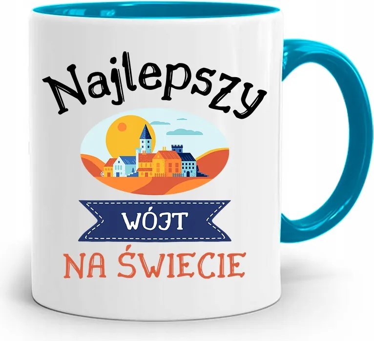 Kék Bögre A Világ Legjobb Ajándéka fényképes nyomattal