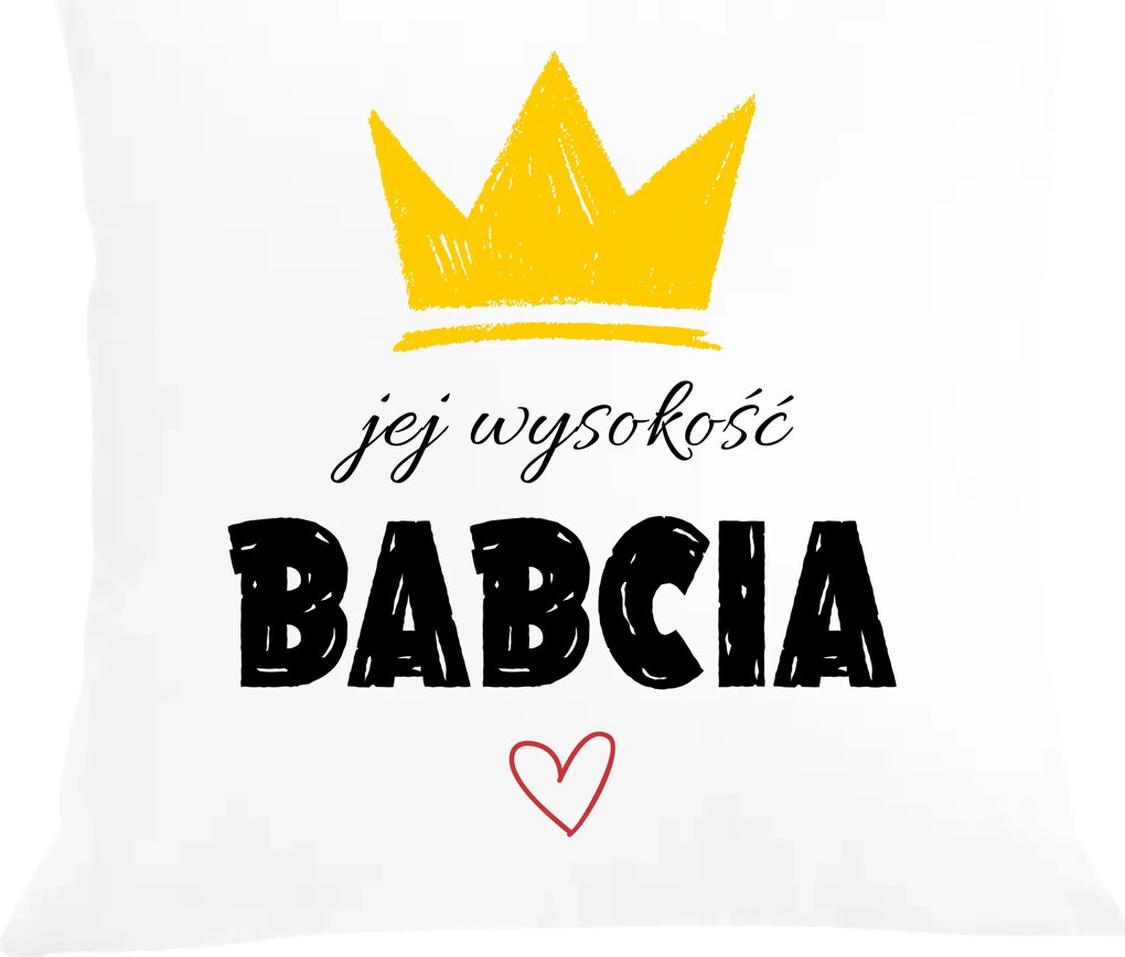 Párna párnahuzat Ajándék Nagyinak Őfelsége Nagymama napja