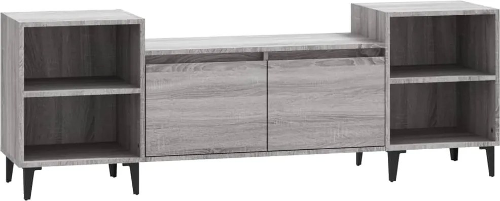 vidaXL szürke sonoma színű szerelt fa TV-szekrény 160x35x55 cm