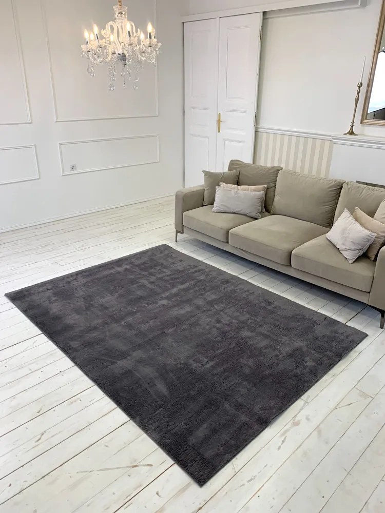 Royal Plüss Luxary Szőnyeg 252 dark gray (sötét szürke) 120x170 cm