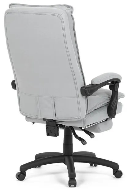 Irodai Forgószék Szinkronmechanizmussal, Ezüst Szövet Kárpittal KA-Y350 SIL