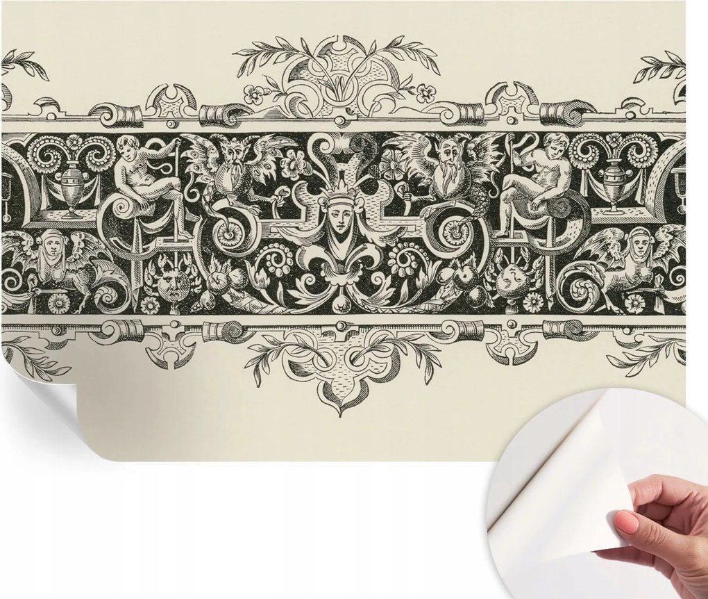 Dekoratív öntapadós fotótapéta irodába Mitológiai motívumok 104x70 cm