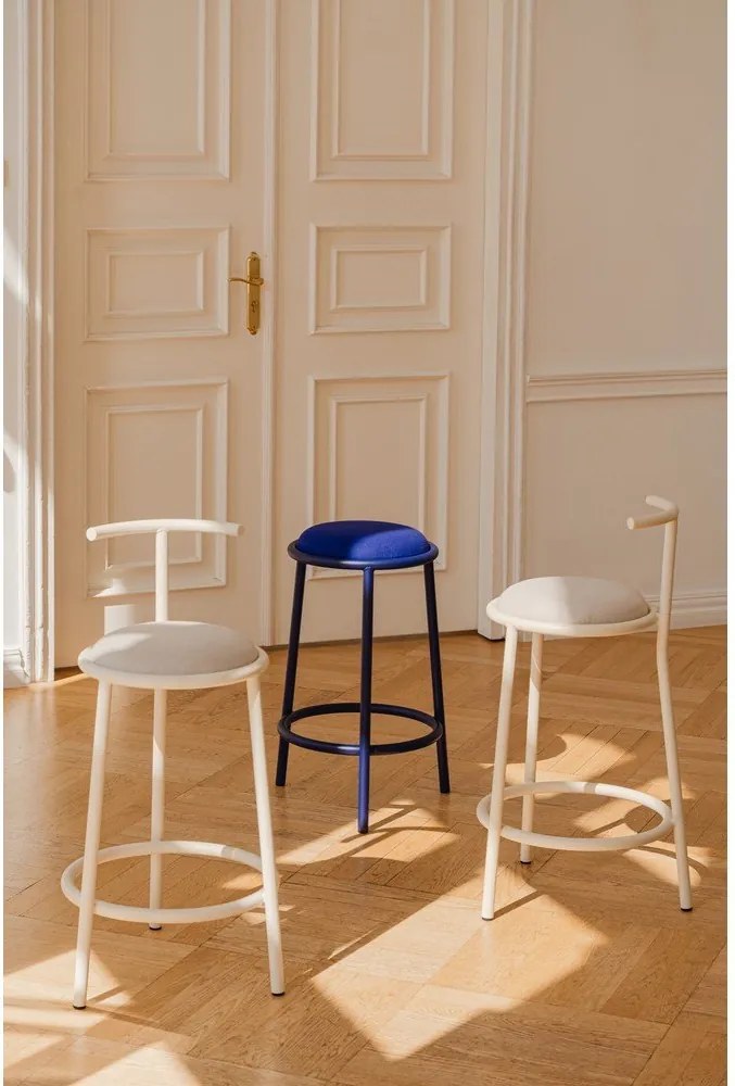 Borvörös fém bárszék (ülésmagasság 68 cm) Hogo – noo.ma