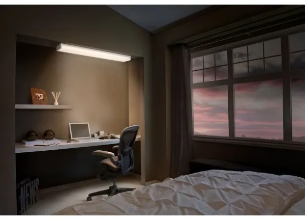 Ledvance - LED Dimmelhető mennyezeti lámpa OFFICE LINE LED/40W/230V 120 cm + távirányító