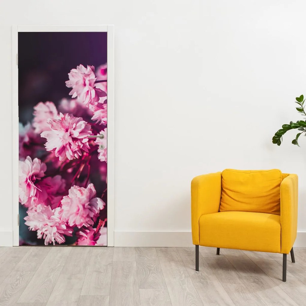 Fotótapéta ajtóra - Egy fa virágai (95x205cm)