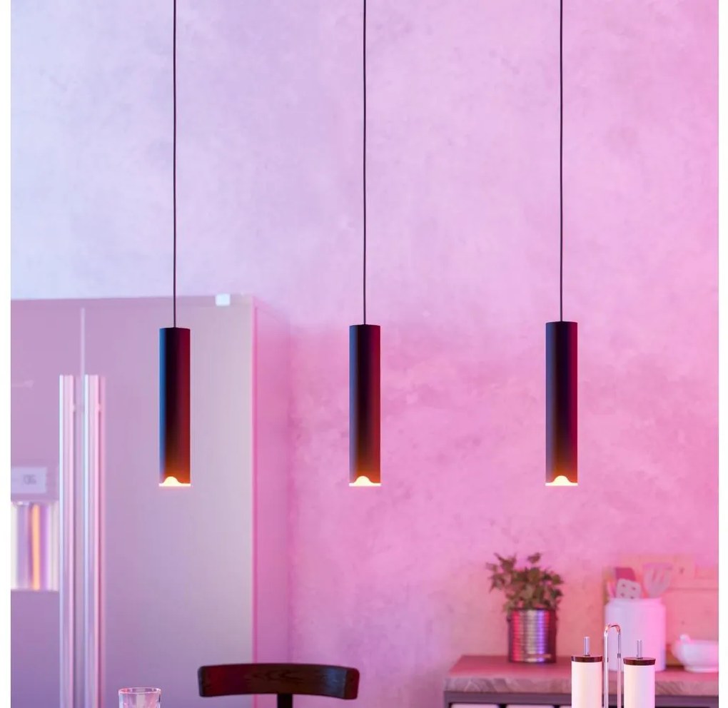 Eglo 901124 - LED RGBW Dimmelhető csillár zsinóron BALAMORTA-Z 3xLED/3,7W/230V