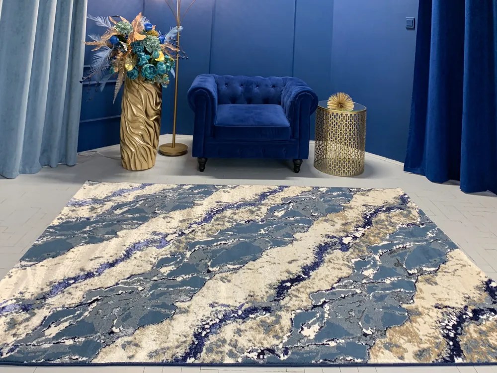 Athena 7125 design szőnyeg (Blue) 80x250