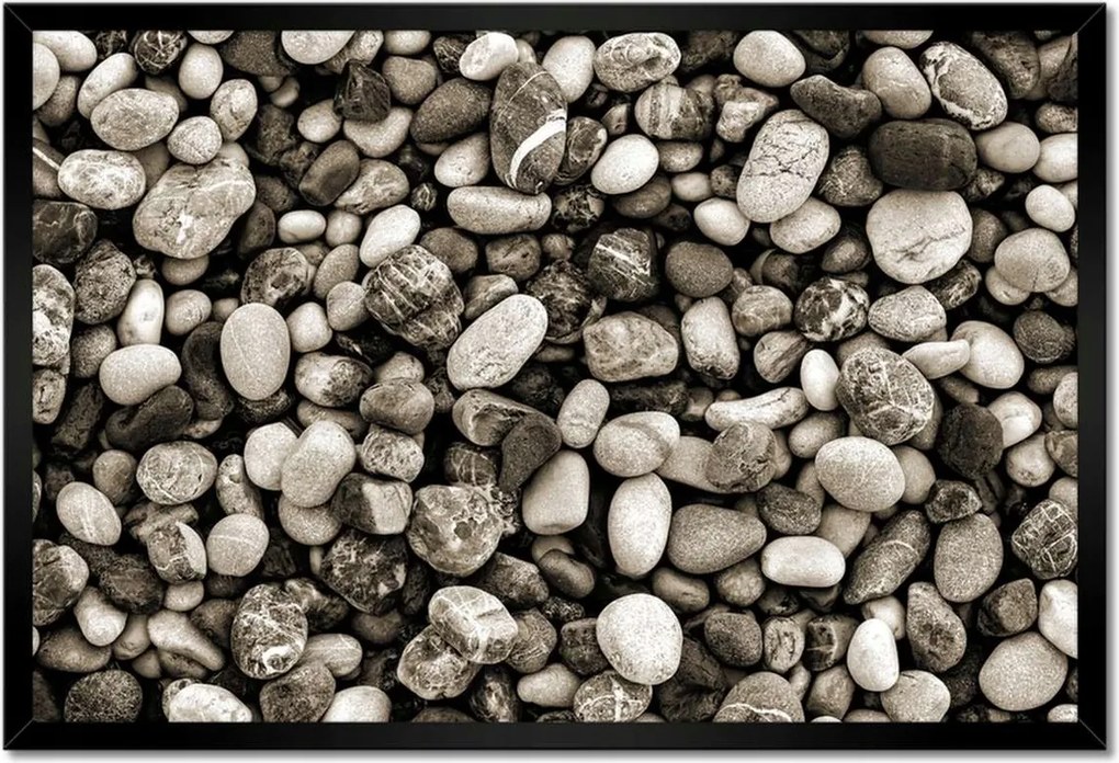 Poszterek keretben 60x40 Tengeri kavicsok