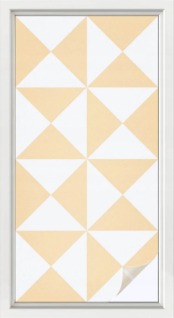 Szélvédőfólia Adatvédelem Geometrikus háromszögek 50x100 cm