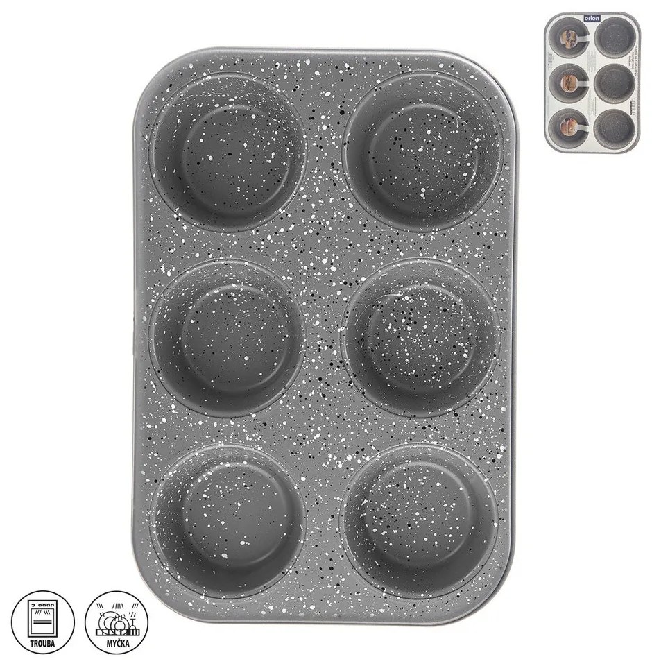 Fém muffin sütőforma 22x32 cm Grande – Orion
