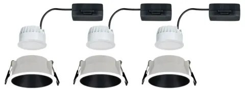 Paulmann 93402 - 3x6W LED dimm IP44 beépíthető COLE 230V lámpa szett