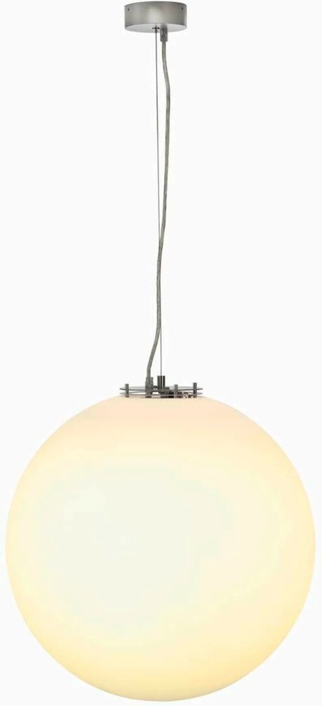 Slv Big White Rotoball 50, függőlámpa, Tc-tse, ezüstszürke/fehér, átm.