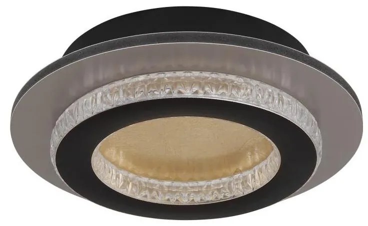 Globo 48042-12G - LED mennyezeti lámpatest JAYDEN LED/12W/230V, átmérő 20 cm, fekete