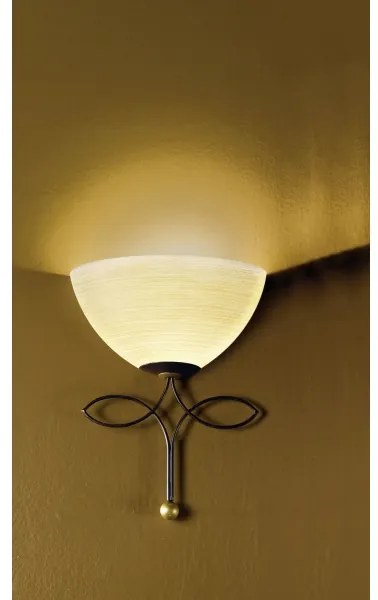 EGLO 89135 - BELUGA fali lámpa 1xE27/60W antik barna