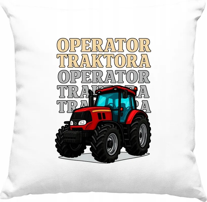 Traktor kezelő párna Farmer fehér