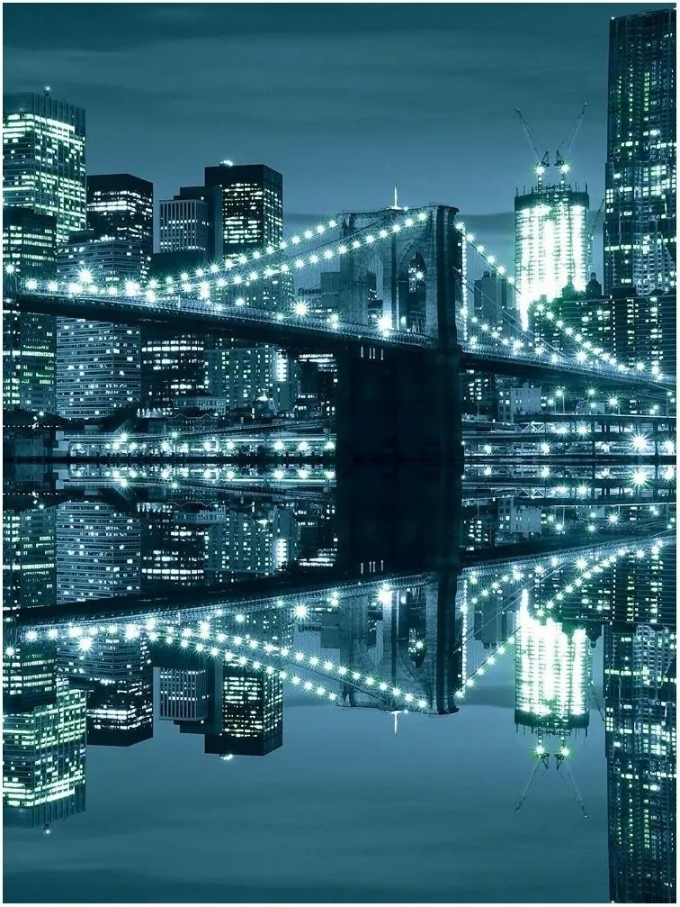 Fotótapéta híd város éjszaka fotótapéta 184 x 254