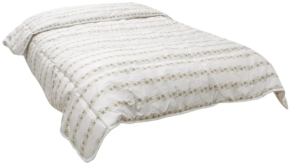 Egész éves steppelt paplan TRONFELET FLORA 200x220 cm