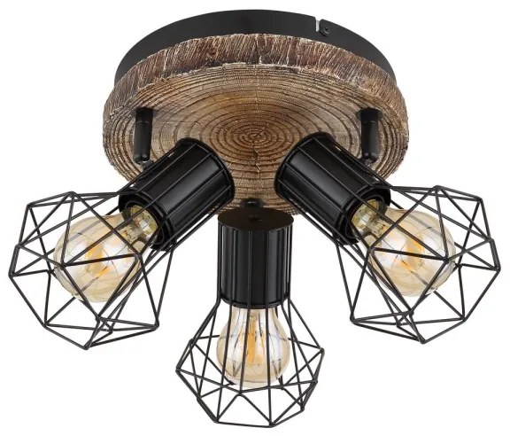 Globo 54017W-3 - Spotlámpa PRISKA 3xE27/60W/230V