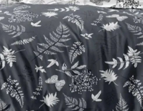 Pamut ágynemű Homa RHEMUS GREY 3 részes 140x200 cm