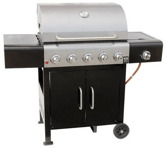 GÁZGRILLKOCSI GRILLCHEF 5.1 5+1 ÉGŐS (5X3,2KW+1X3,5KW) 19,5W