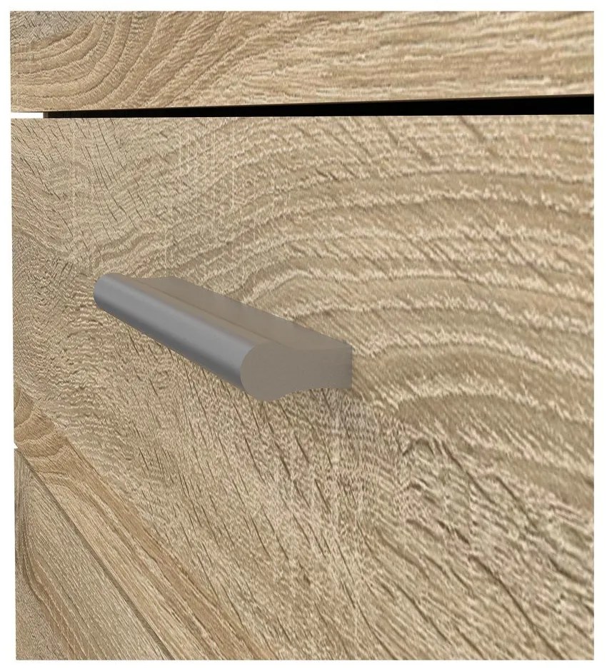 Pepe komód tölgyfa dekorral, 80 x 68 cm - Tvilum