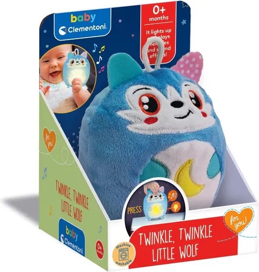Farkas Twinkle Twinkle éjszakai fény és játék Clementoni