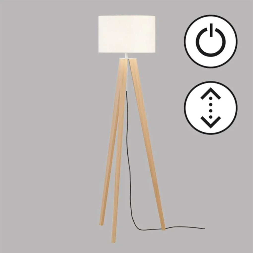 Fischer&Honsel SHINE-WOOD 40478 Állólámpa 3x40W/E27 IP20